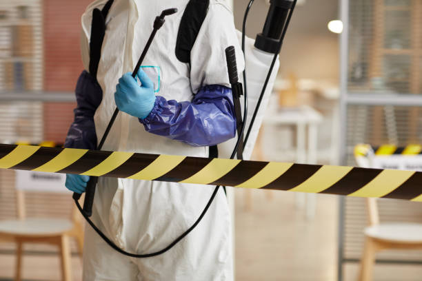 Professional Infectious Disease Decontamination technician working in Avila Beach, CA